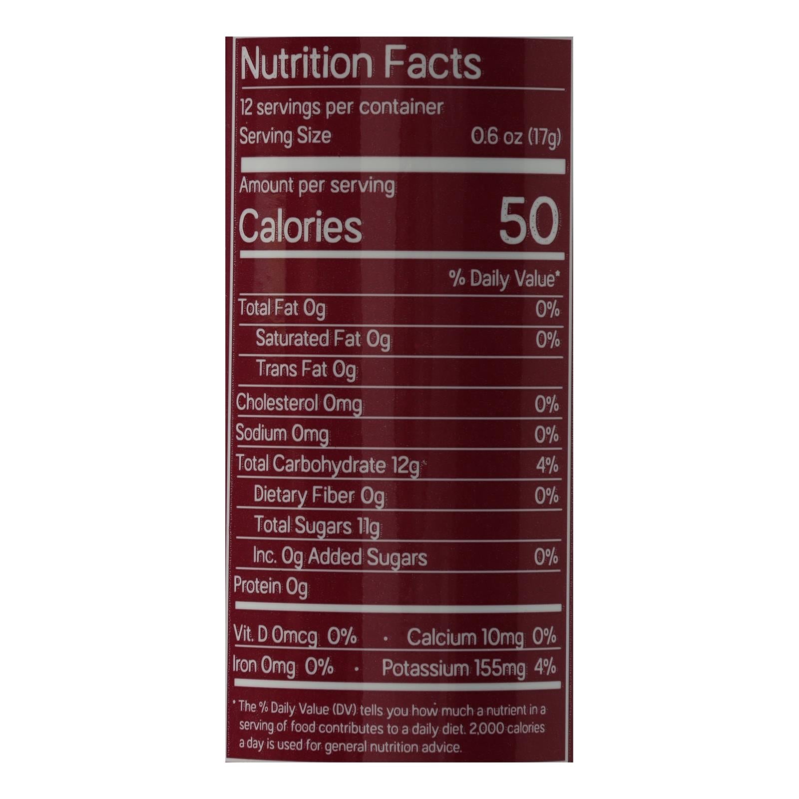 Just Date Syrup - Syrup Pomegranate - Case Of 6-8.8 Oz Just Date Syrup