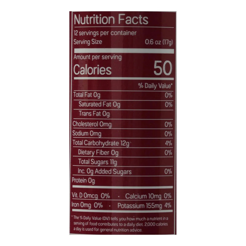 Just Date Syrup - Syrup Pomegranate - Case Of 6-8.8 Oz Just Date Syrup