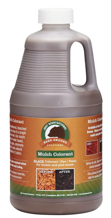 Just Scentsational Brown Bark Mulch Colorant Half Gallon Bare Ground