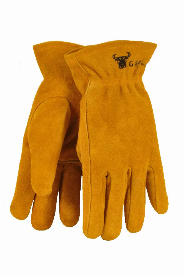 JustForKids Kids Genuine Leather Work Gloves G & F Products