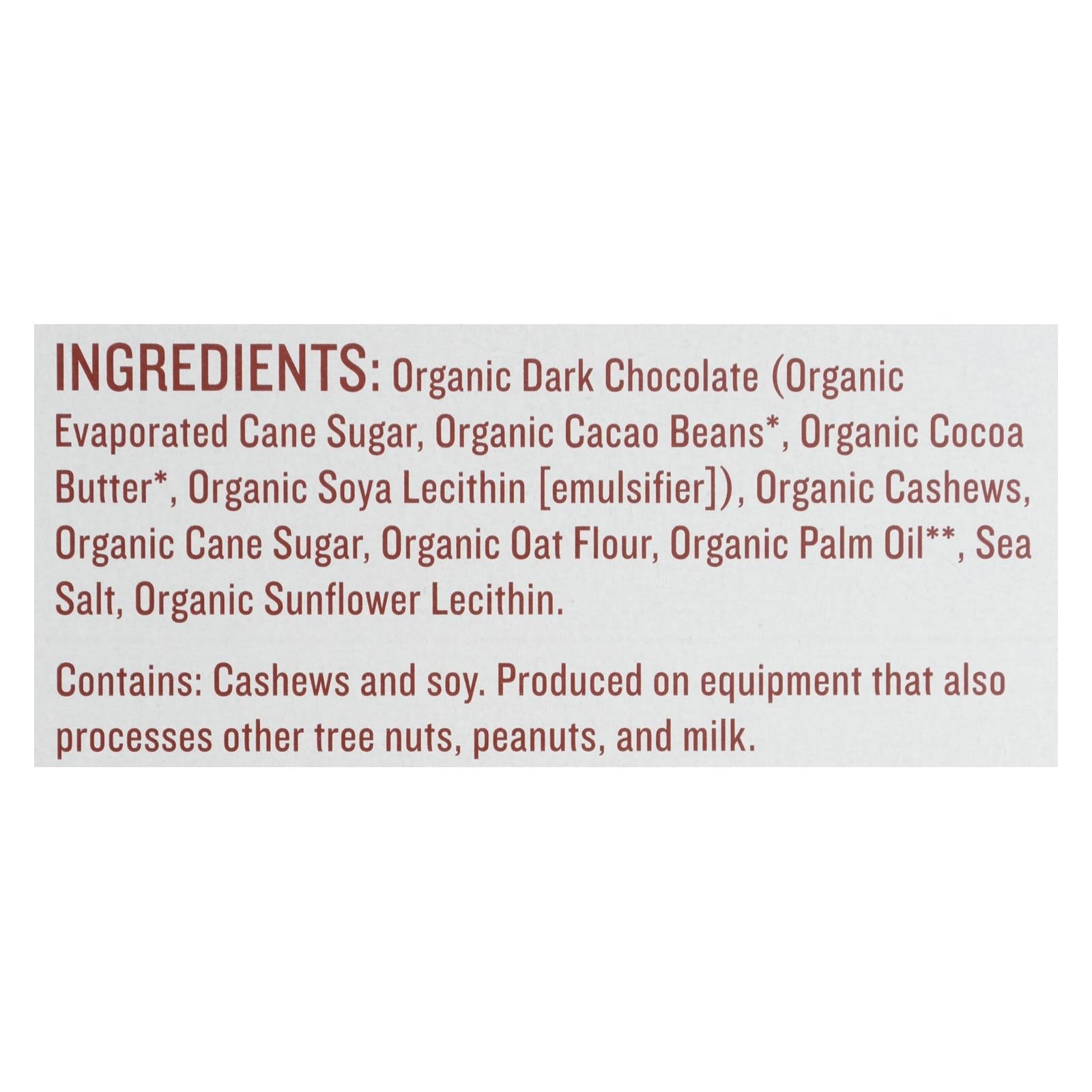 Justin's Nut Butter Cashew Butter Cups - Dark Chocolate - Case Of 12 - 1.4 Oz. Justin's Nut Butter