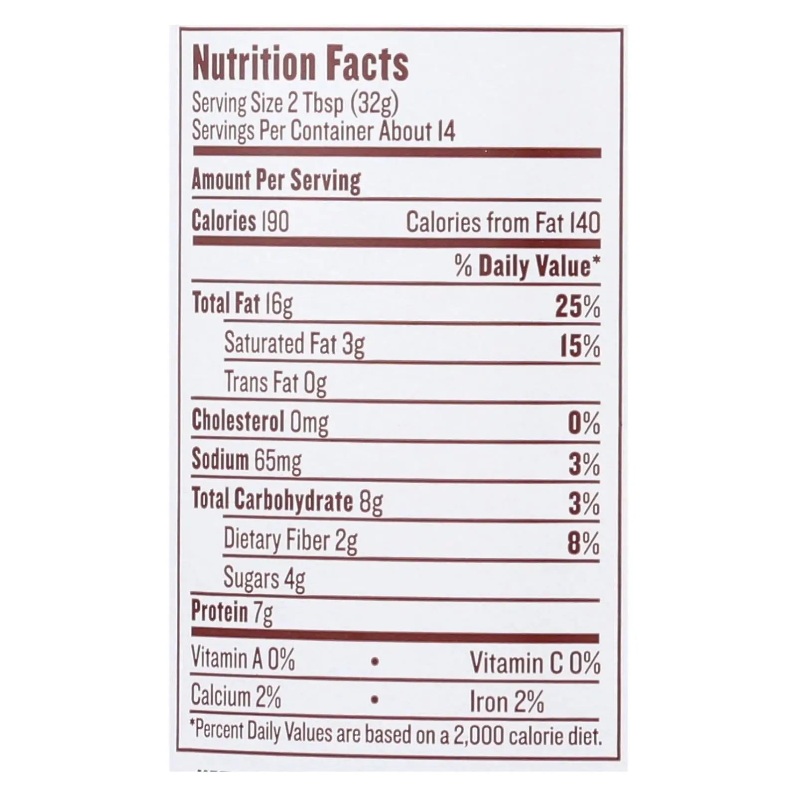 Justin's Nut Butter Peanut Butter - Honey - Case Of 12 - 16 Oz. Justin's Nut Butter