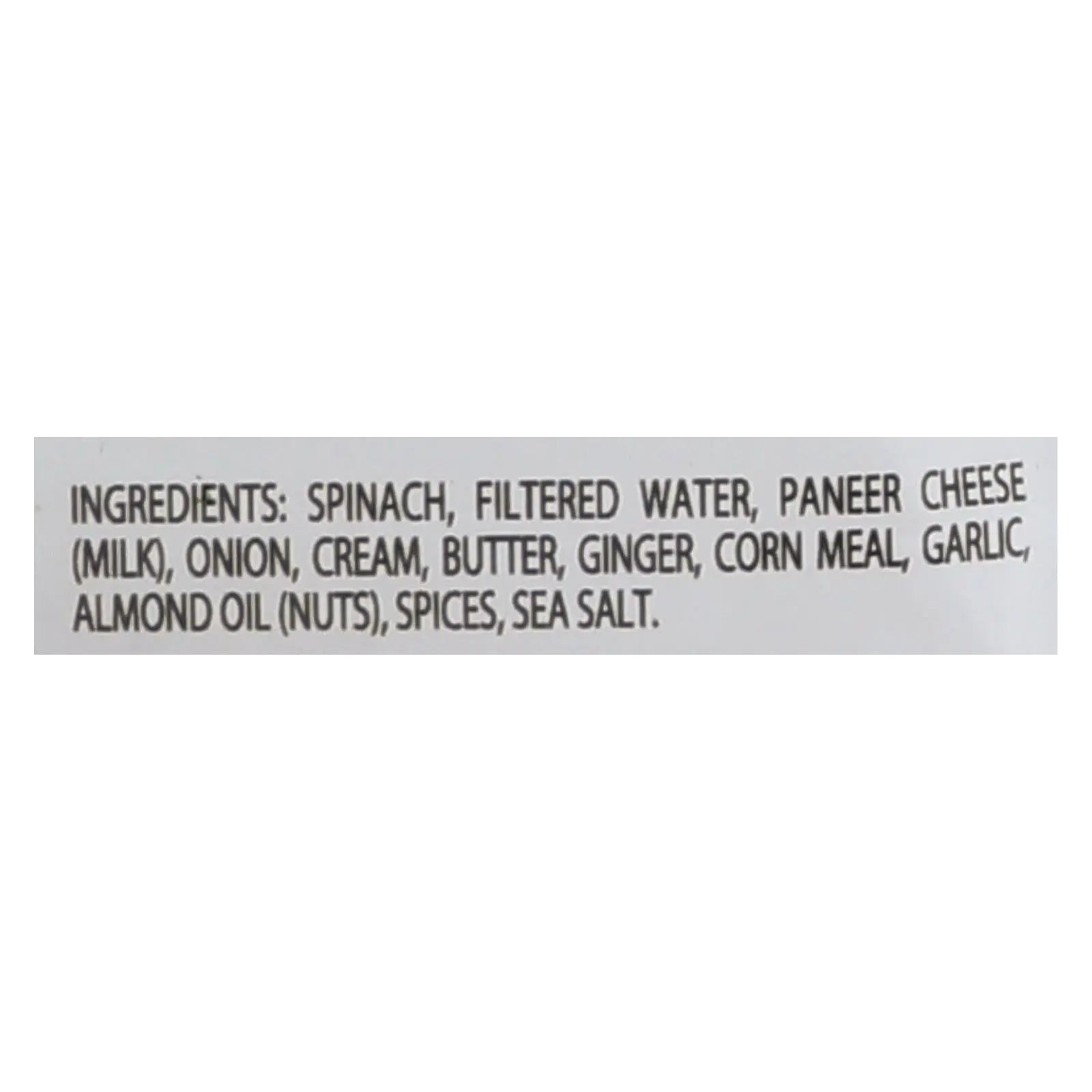 Jyoti Cuisine India Saag Paneer - Case Of 6 - 10 Oz. Jyoti Cuisine India