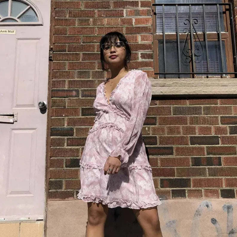 KARRY BACKLESS FLORAL DRESS Pawsome Pet