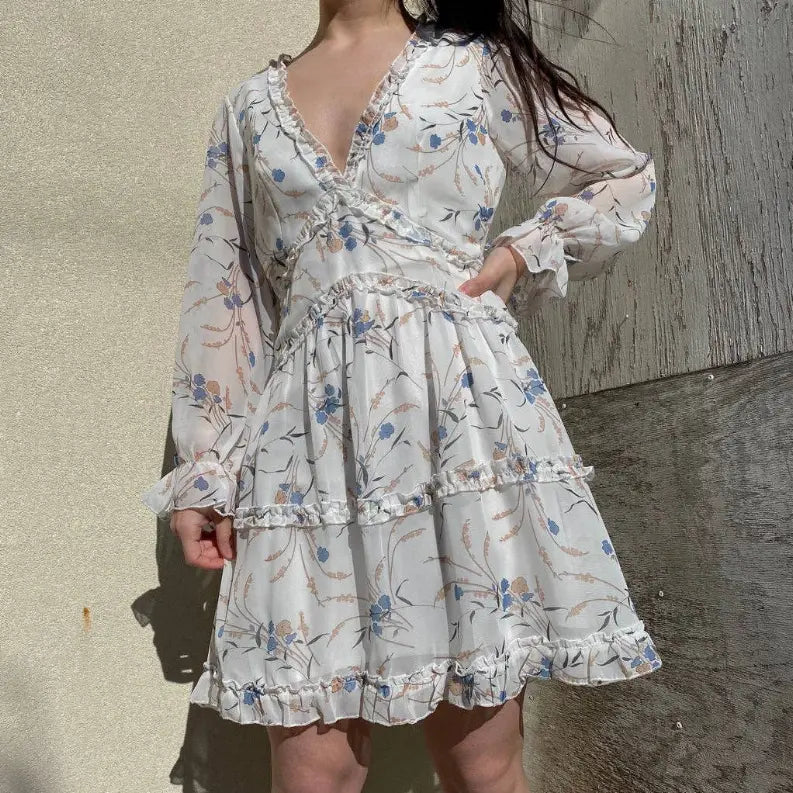 KARRY BACKLESS FLORAL DRESS Pawsome Pet
