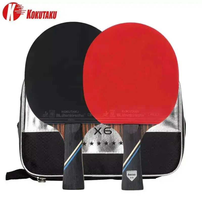 KOKUTAKU-ITTF-professional-4-5-6-Star-ping-pong-racket-Carbon-table-tennis-racket-bat-paddle-set-pimples-in-rubber-with-bag-GreatEagleInc-334794018