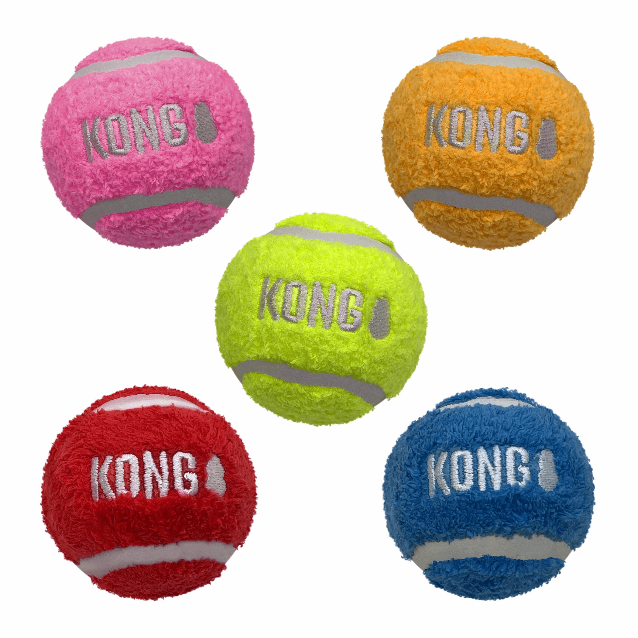 KONG® Sport® Softies Balls Dog Fetch Toy Assorted KONG