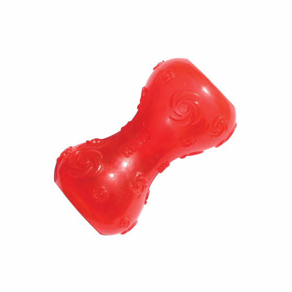 KONG® Squeezz Dumbbell Dog Chew Toy Assorted Small KONG