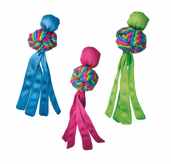KONG® Wubba Weaves Dog Tug Toy Assorted KONG