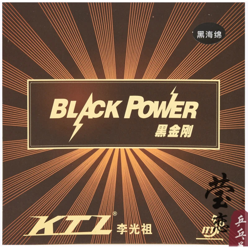 KTL-Table Tennis Rubber, Red DIAMONO, Black Power, Ping Pong Blade, Pimples in for Table Tennis, Fast GreatEagleInc