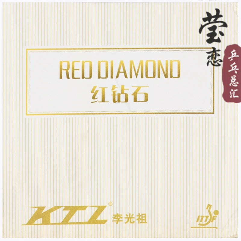KTL-Table Tennis Rubber, Red DIAMONO, Black Power, Ping Pong Blade, Pimples in for Table Tennis, Fast GreatEagleInc