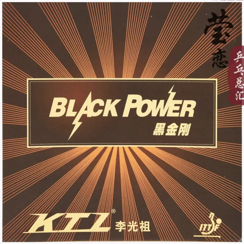 KTL-Table Tennis Rubber, Red DIAMONO, Black Power, Ping Pong Blade, Pimples in for Table Tennis, Fast GreatEagleInc