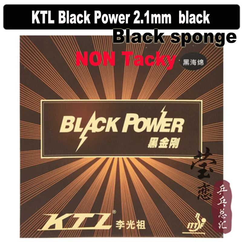 KTL-Table Tennis Rubber, Red DIAMONO, Black Power, Ping Pong Blade, Pimples in for Table Tennis, Fast GreatEagleInc