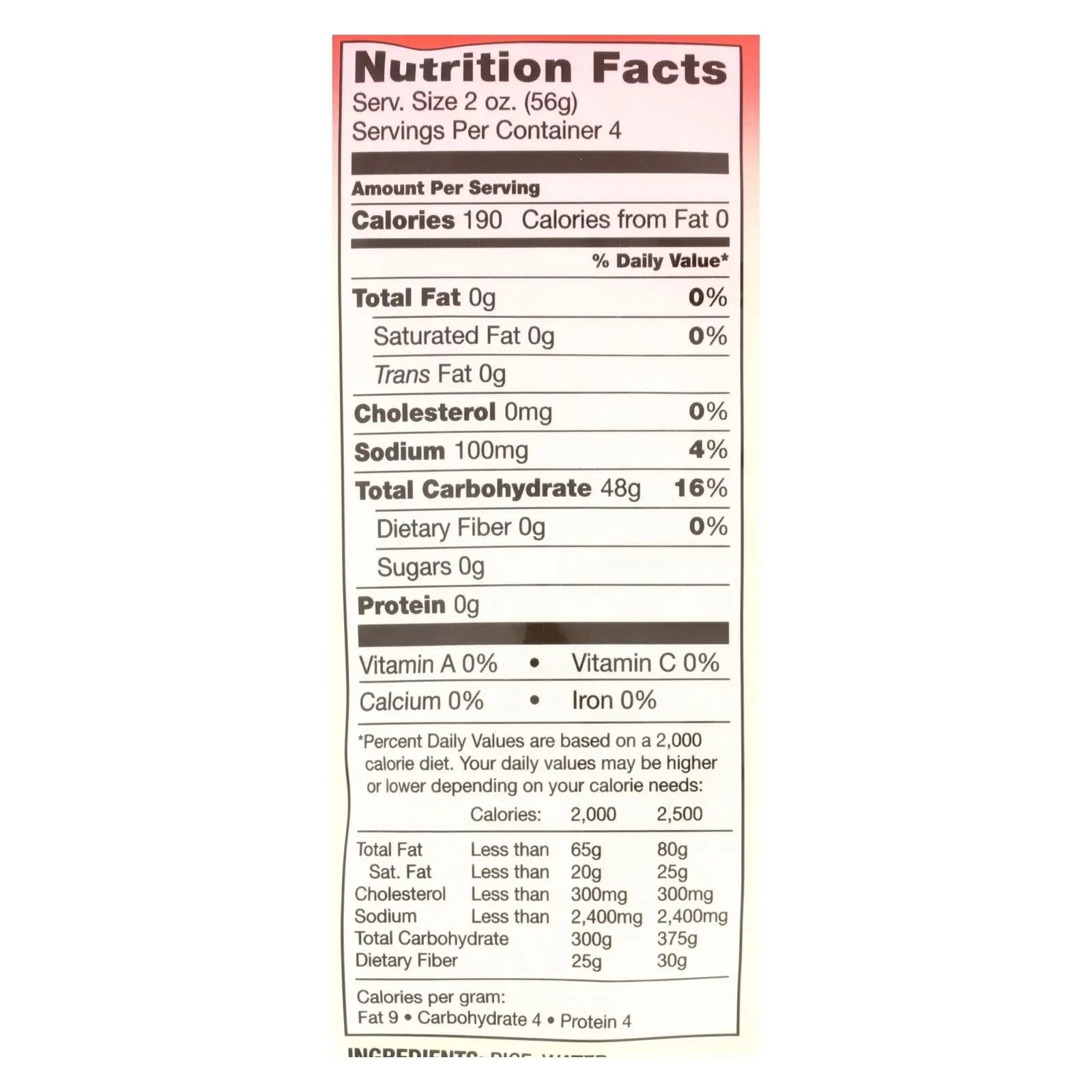 Ka-me Vermicelli Rice Sticks  - Case Of 8 - 8 Oz Ka'me