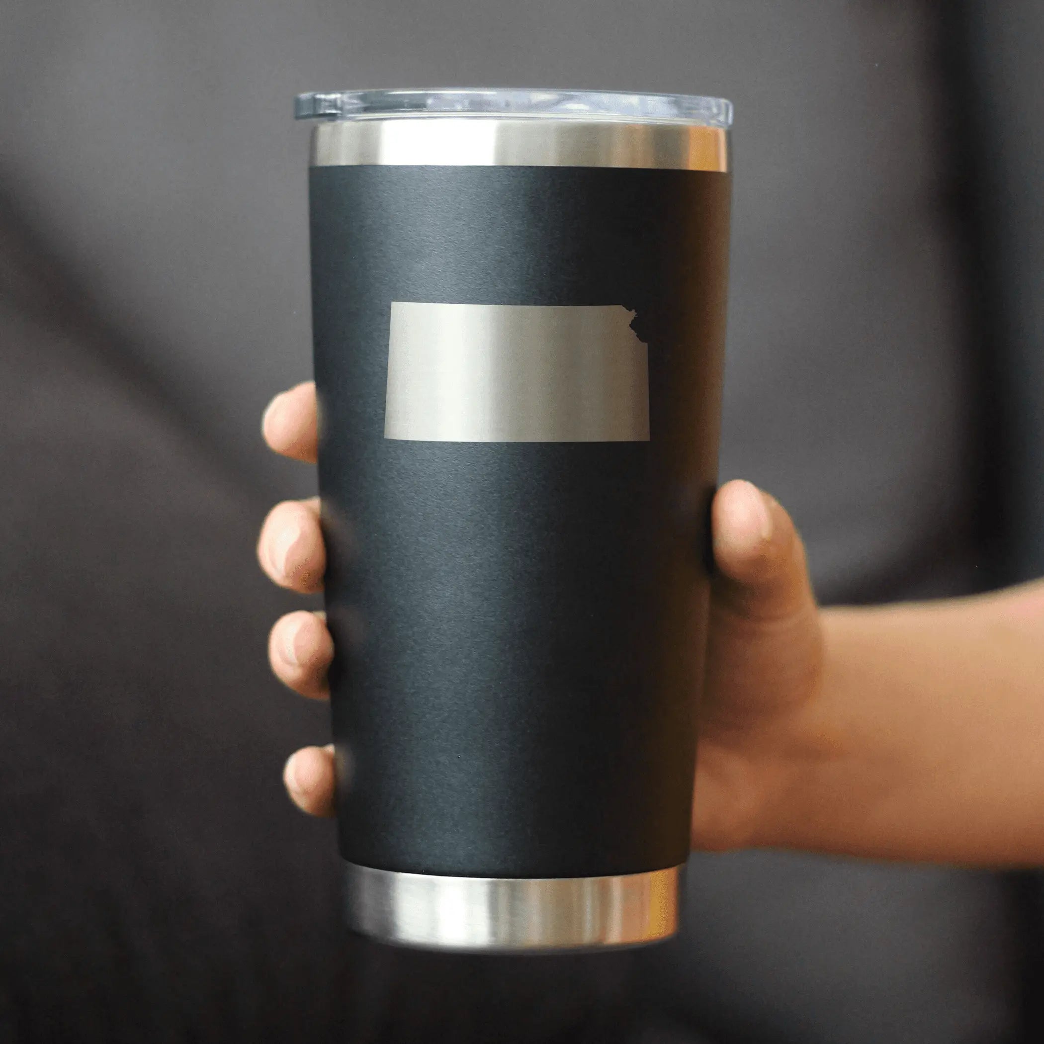 Kansas Outline Insulated Travel Tumbler - Kansans Gifts Bevvee