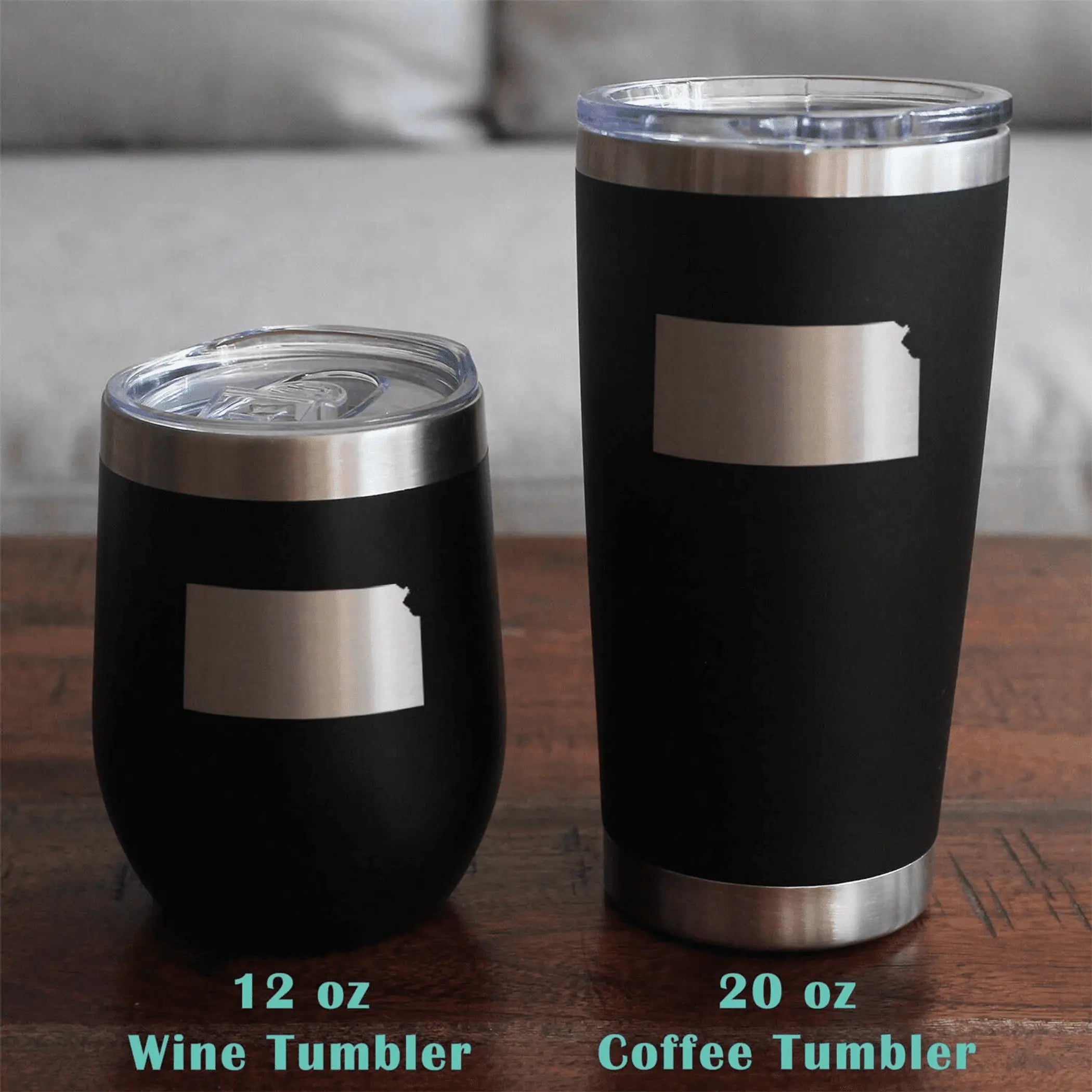 Kansas Outline Insulated Travel Tumbler - Kansans Gifts Bevvee