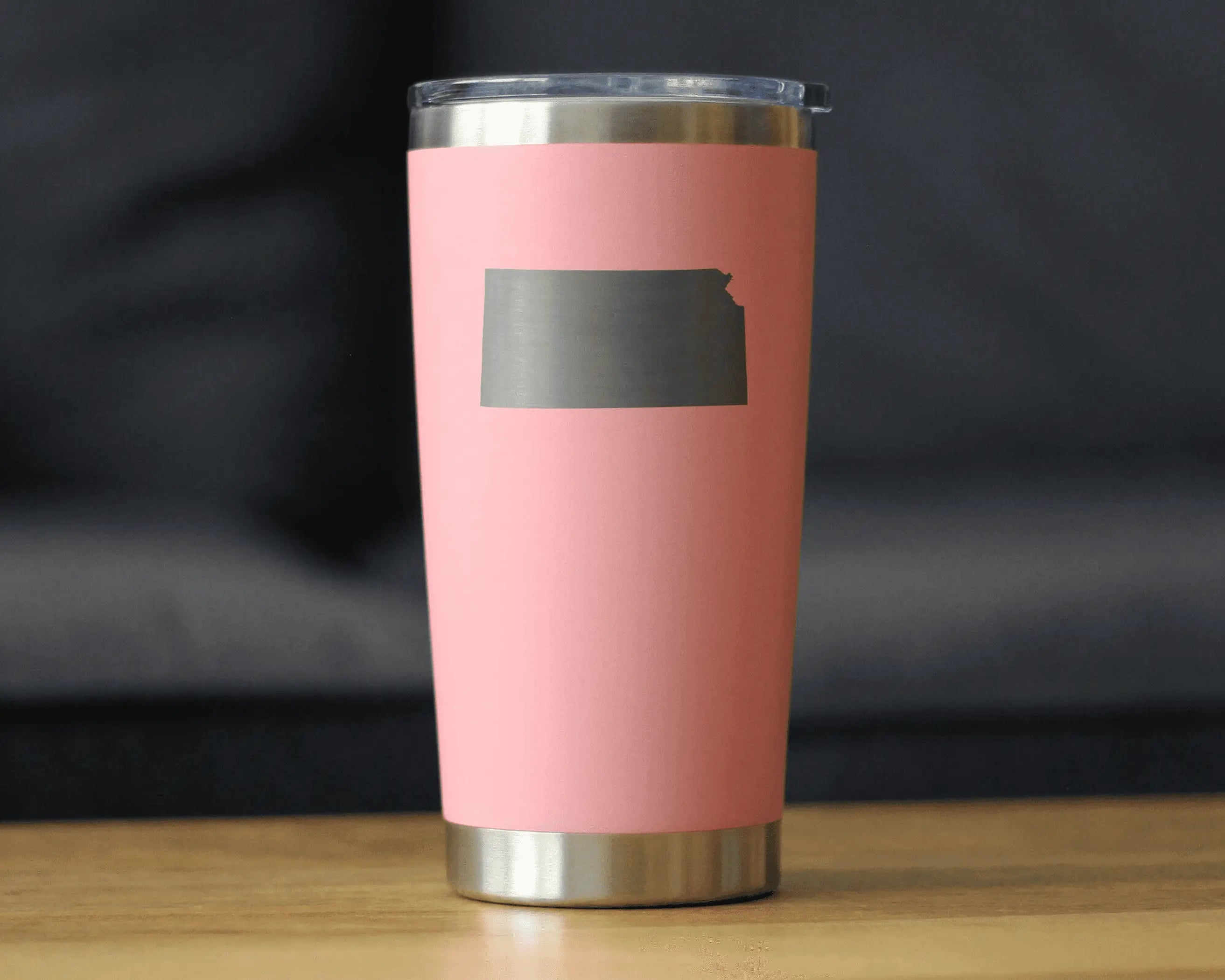 Kansas Outline Insulated Travel Tumbler - Kansans Gifts Bevvee