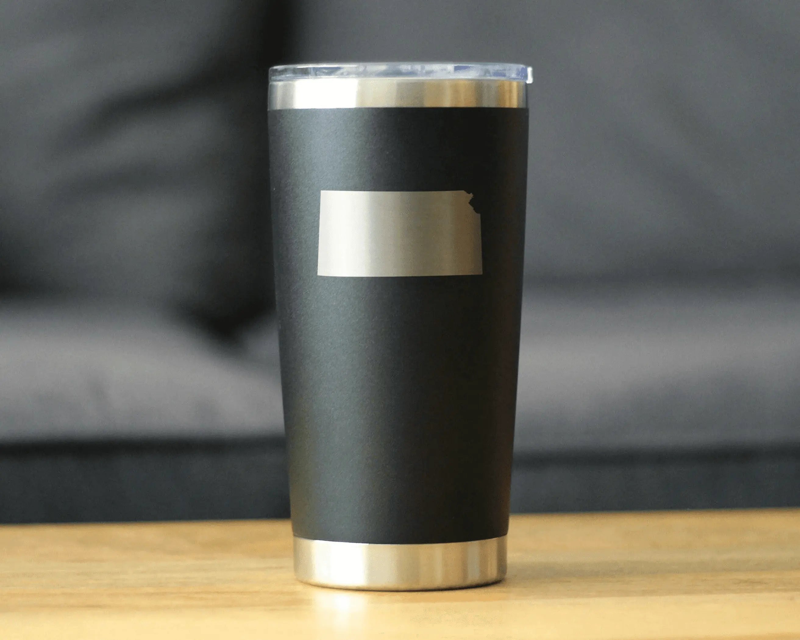 Kansas Outline Insulated Travel Tumbler - Kansans Gifts Bevvee