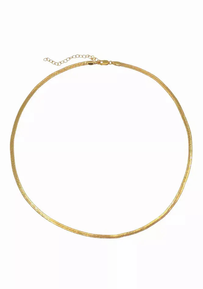 Karen Herringbone Necklace Bead and Bond