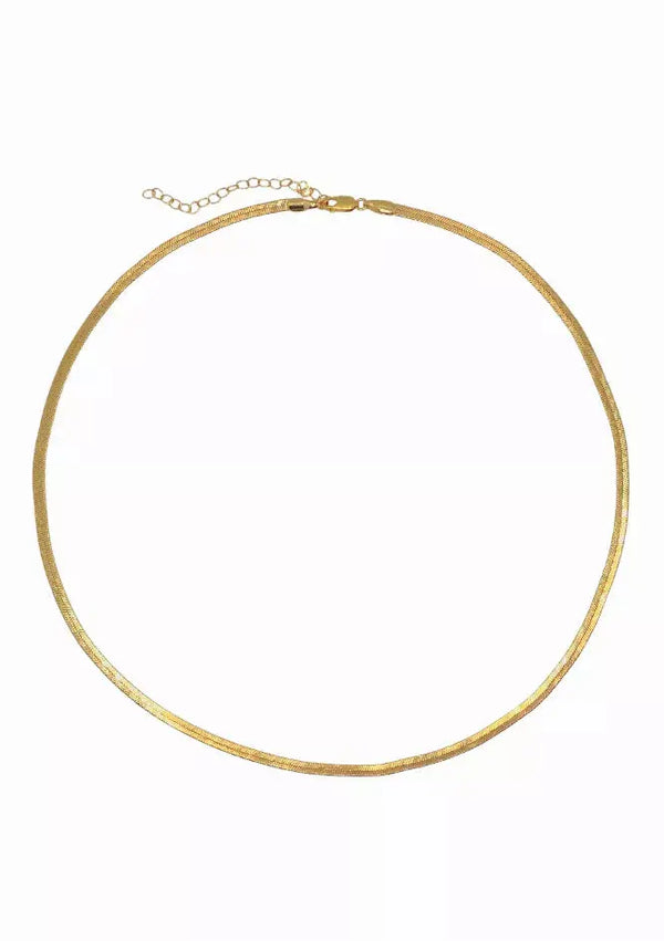 Karen Herringbone Necklace Bead and Bond