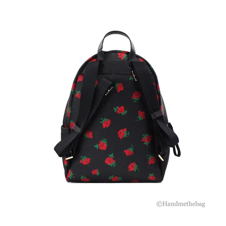 Kate Spade Leila Medium Rose Toss Nylon Dome Backpack JV Deals