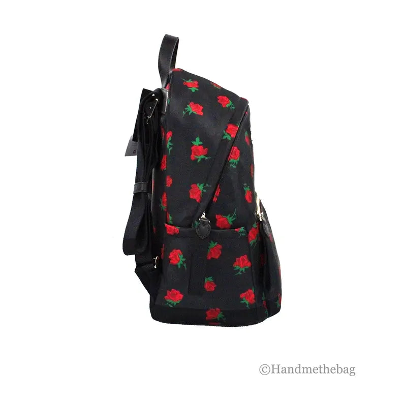 Kate Spade Leila Medium Rose Toss Nylon Dome Backpack JV Deals