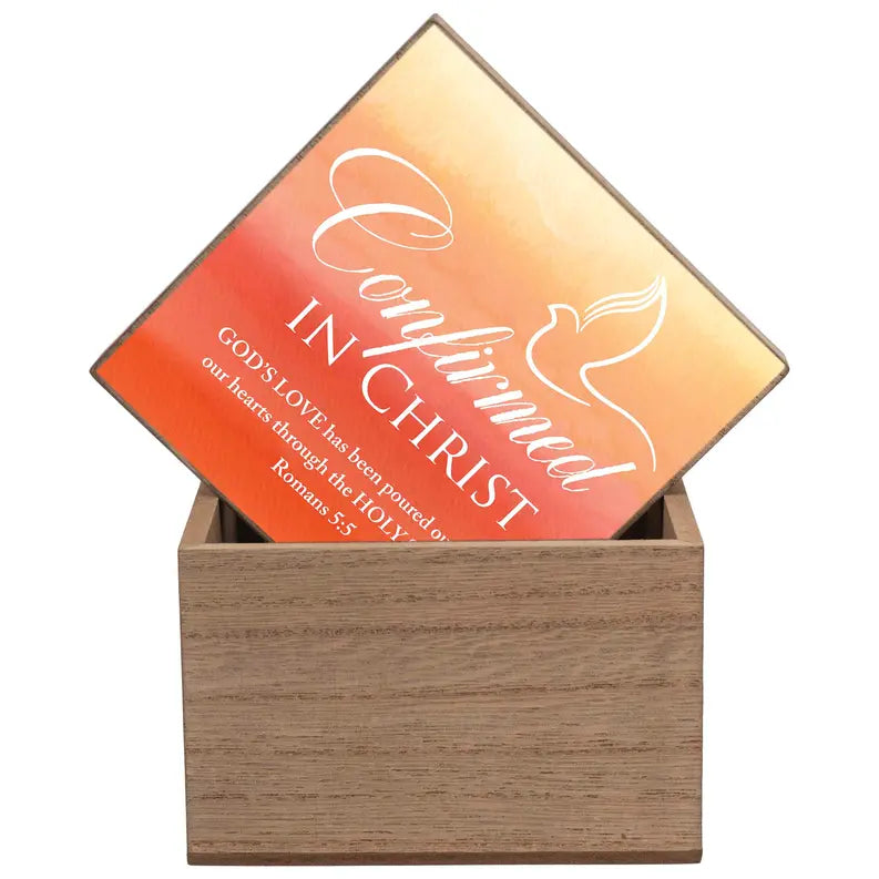 Keepsake Box Confirmed In Christ Rom.5:5 Dicksons Inc