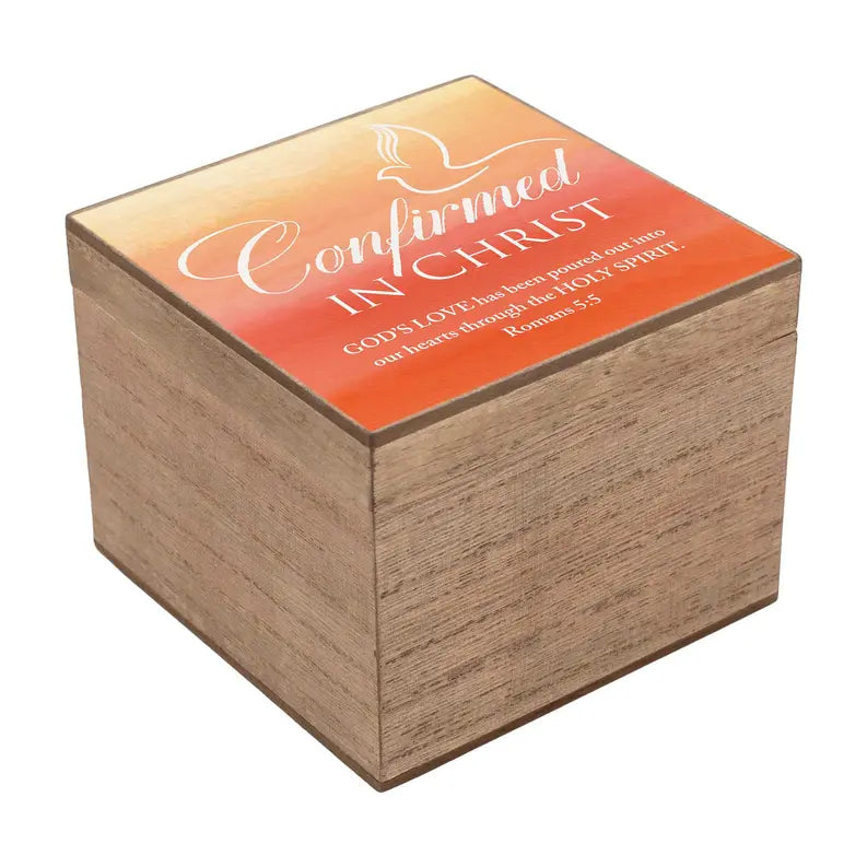 Keepsake Box Confirmed In Christ Rom.5:5 Dicksons Inc