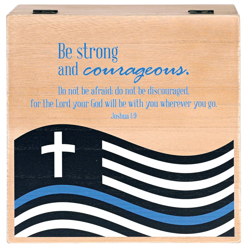 Keepsake Box Police Be Strong MDF Dicksons Inc