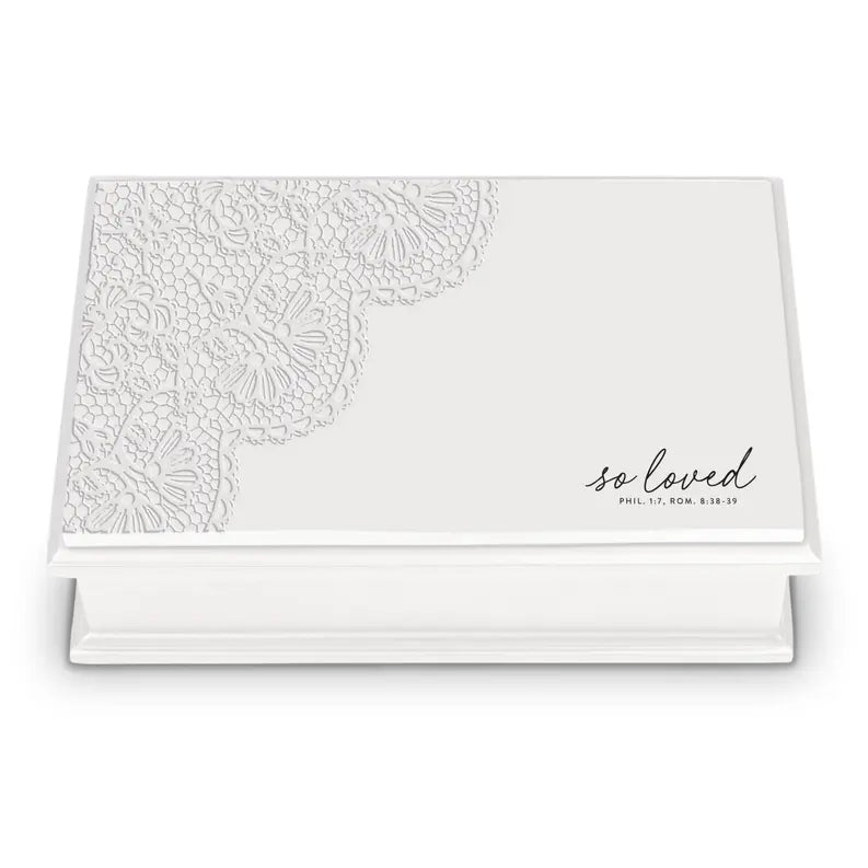 Keepsake Box So Loved Lace Top Dicksons Inc
