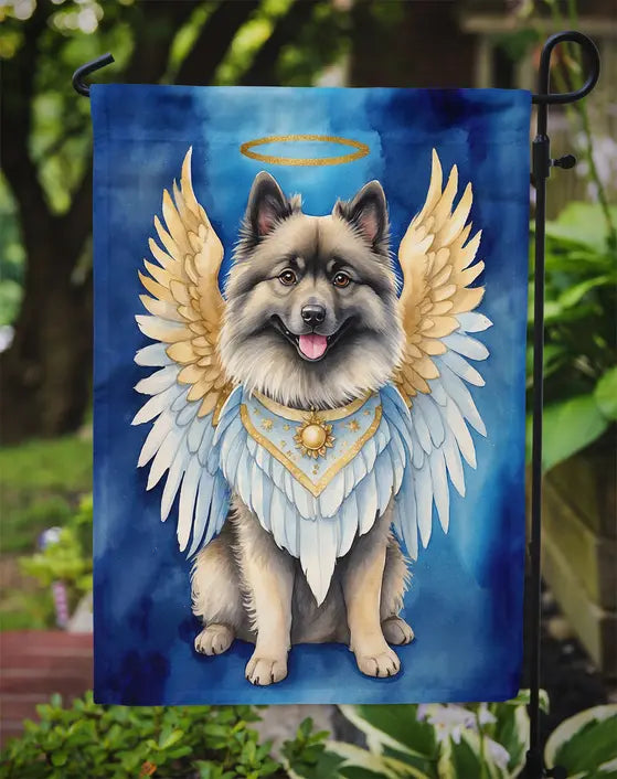 Keeshond My Angel Garden Flag Caroline's Treasures