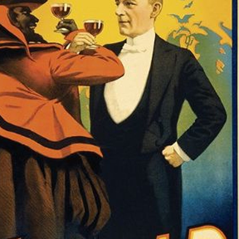 Kellar Drinks With The Devil Vintage Magic Unframed Print Wall Art - GreatEagleInc