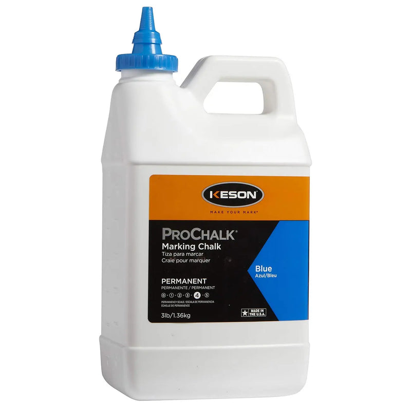 Keson Prochalk Permanent Waterproof Chalk Dye (3 Lbs.) - Blue KESON