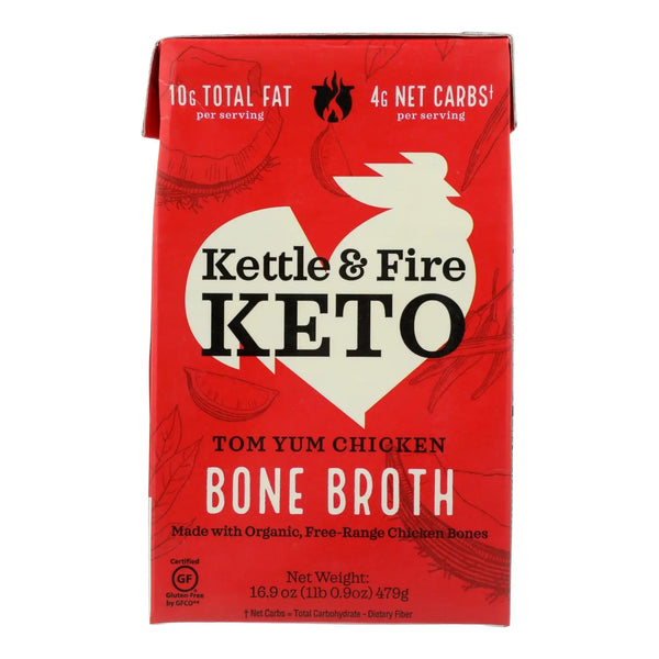Kettle And Fire - Bone Broth Tom Yum Chicken - Case Of 6-16.9 Oz Kettle And Fire