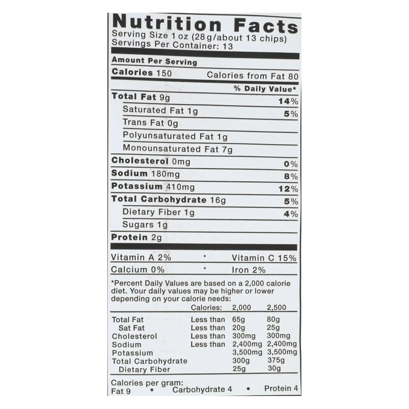 Kettle Brand - Potato Chips Jalapeno - Case Of 9 - 13 Oz Kettle Brand