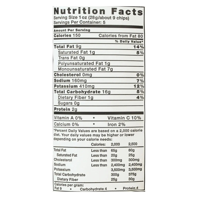 Kettle Brand Potato Chips - Salt And Pepper - Case Of 15 - 5 Oz. Kettle Brand