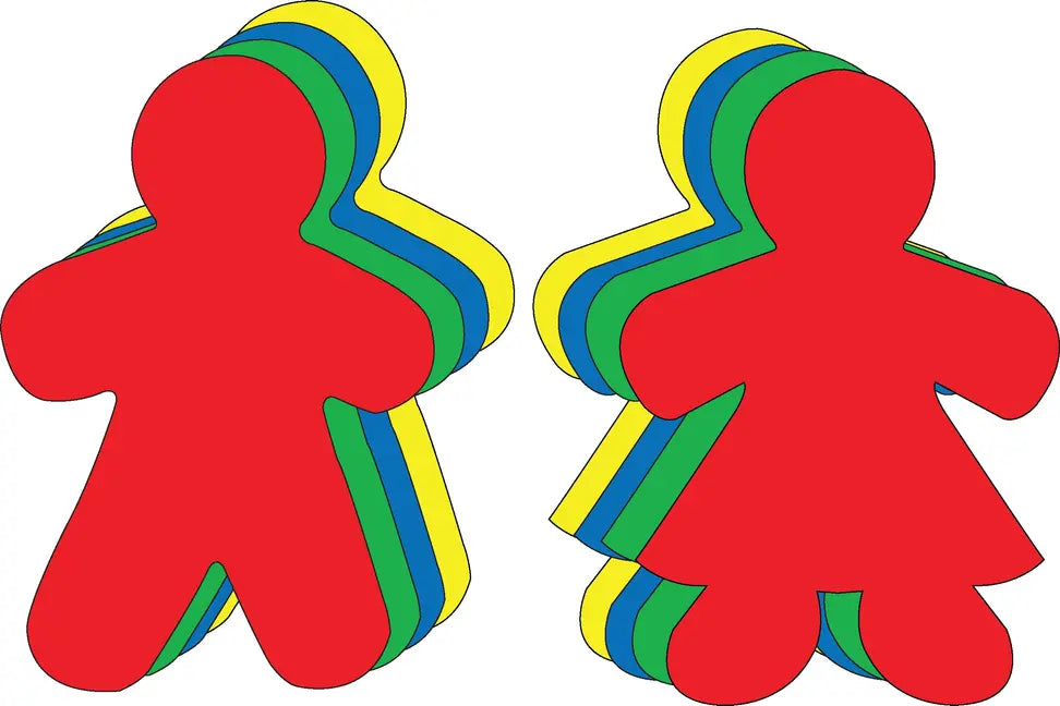 Kid Shape Set Assorted Color Super Cut-Outs Creative Shapes
