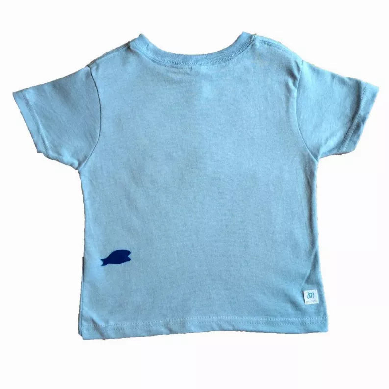 Kids T-shirt - Shark + Fish - mi cielo x Matthew Langille Mi Cielo