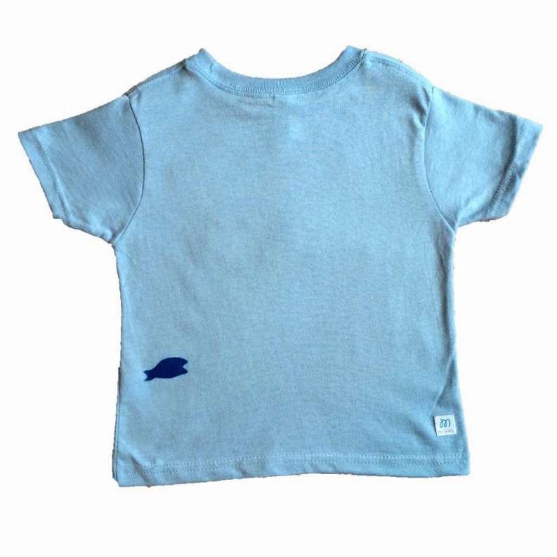 Kids T-shirt - Shark + Fish - mi cielo x Matthew Langille Mi Cielo