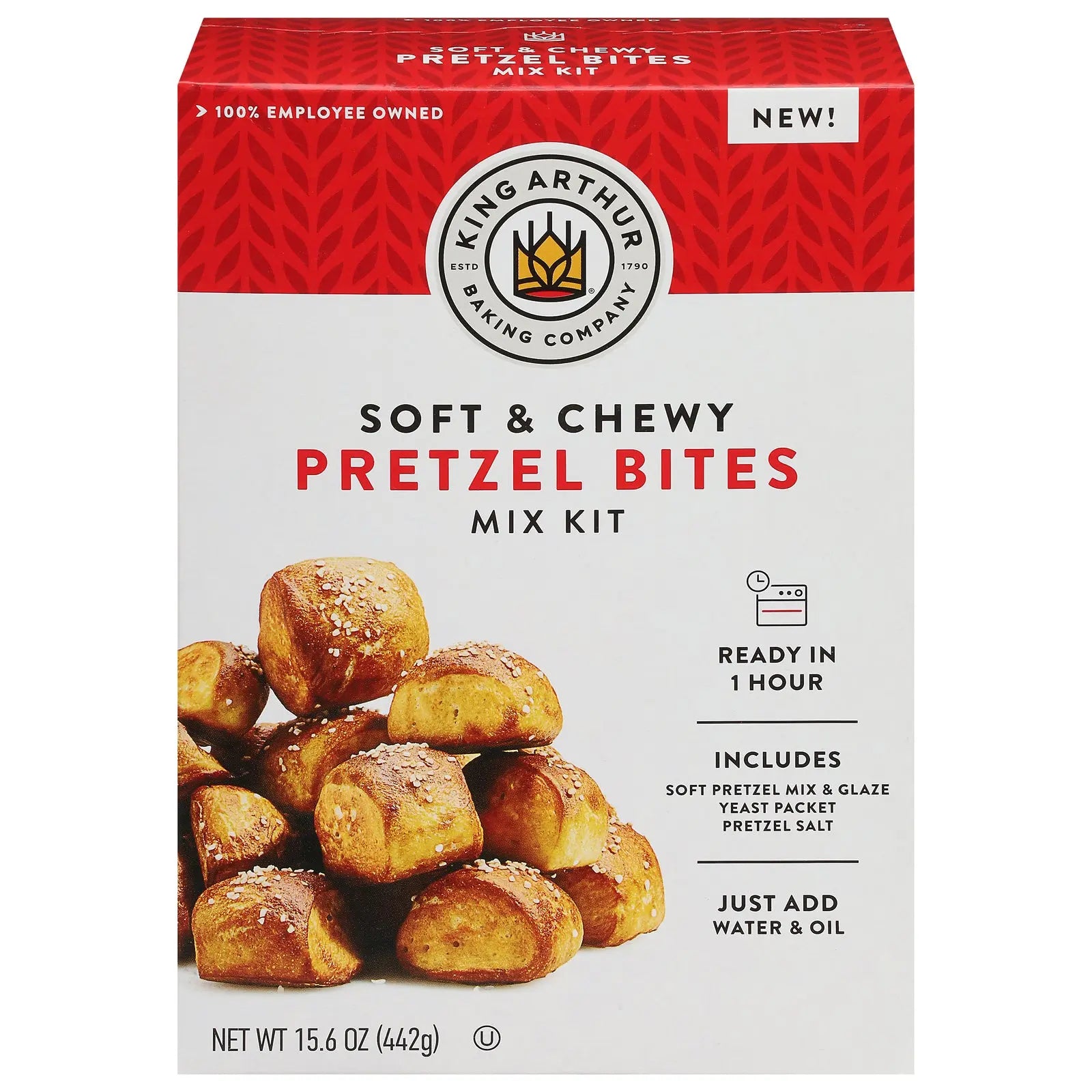 King Arthur Baking Company - Mix Kit Pretzel Bites - Cs Of 6-15.6 Oz King Arthur Baking Company