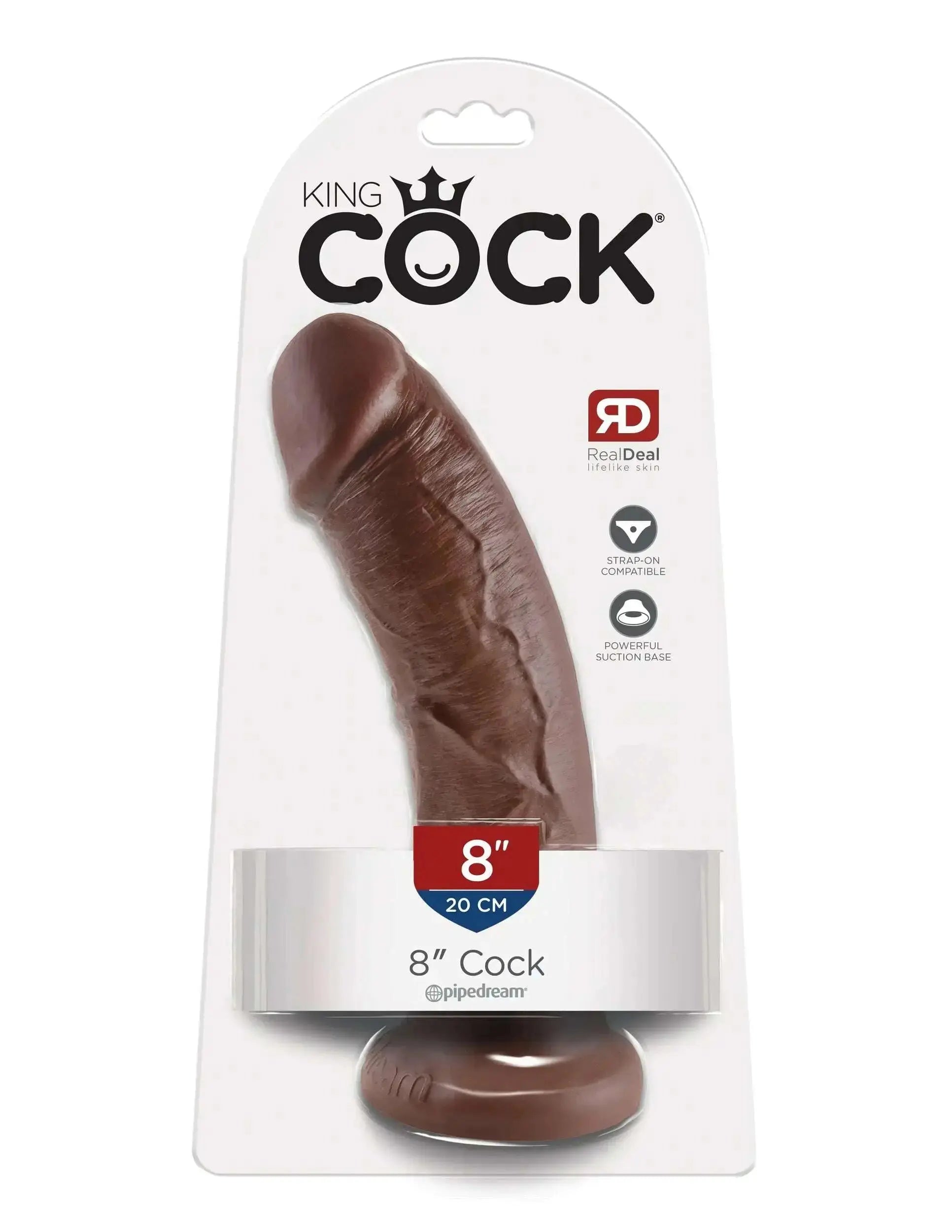 King-Cock-8in-Cock-Brown-Pipedream-Products-335028233