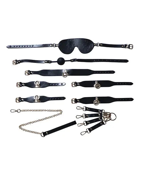 Kinky BDSM Kit 5 Piece Bondage Set - Black Uc Global Trade INChoney Play B