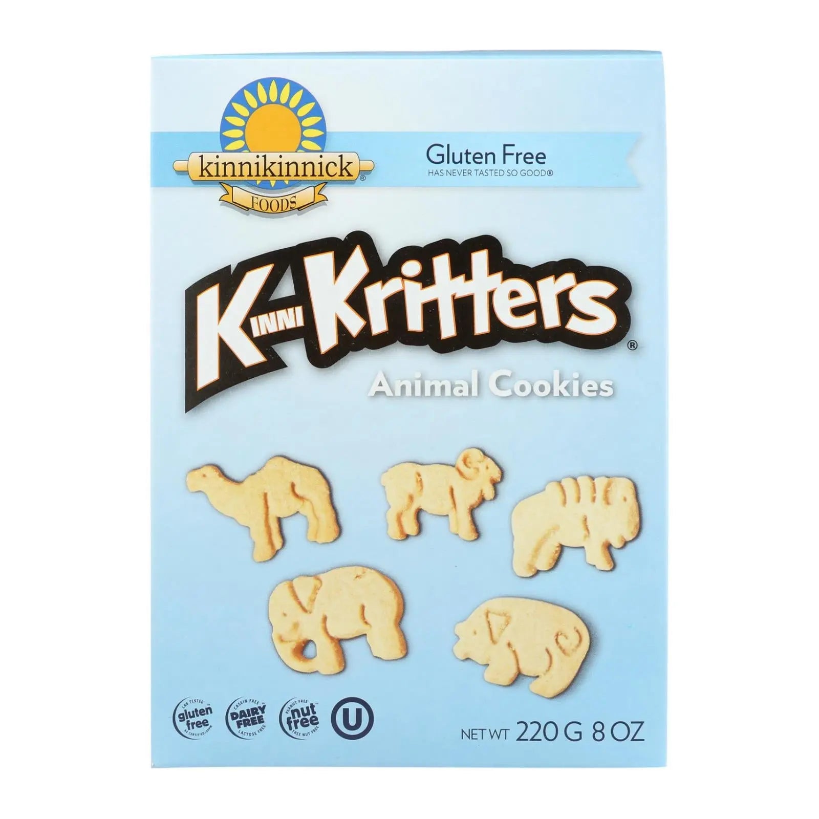 Kinnikinnick Animal Cookies - Case Of 6 - 8 Oz. Kinnikinnick