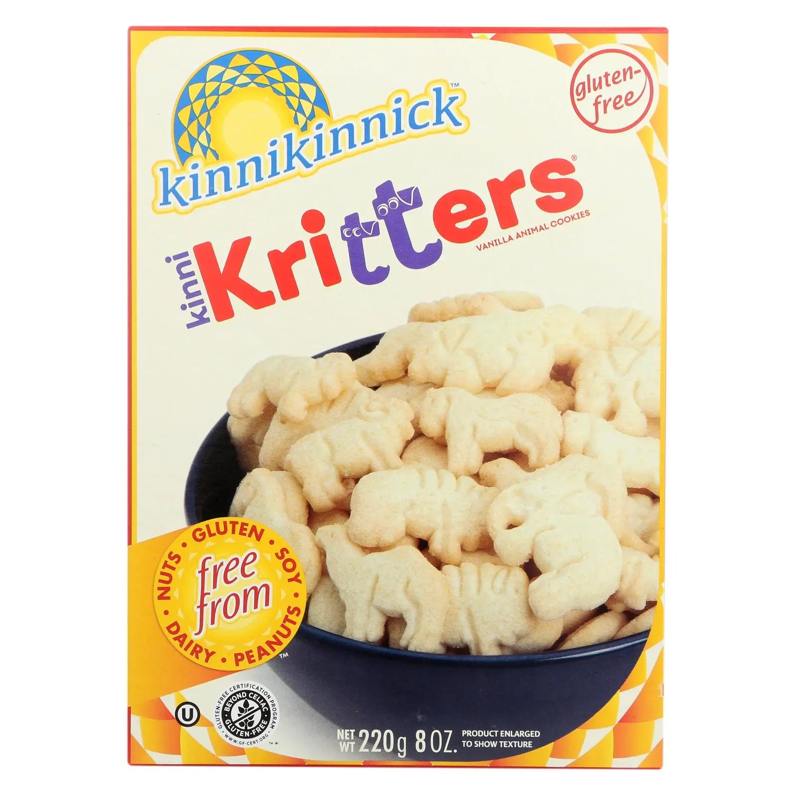 Kinnikinnick Animal Cookies - Case Of 6 - 8 Oz. Kinnikinnick