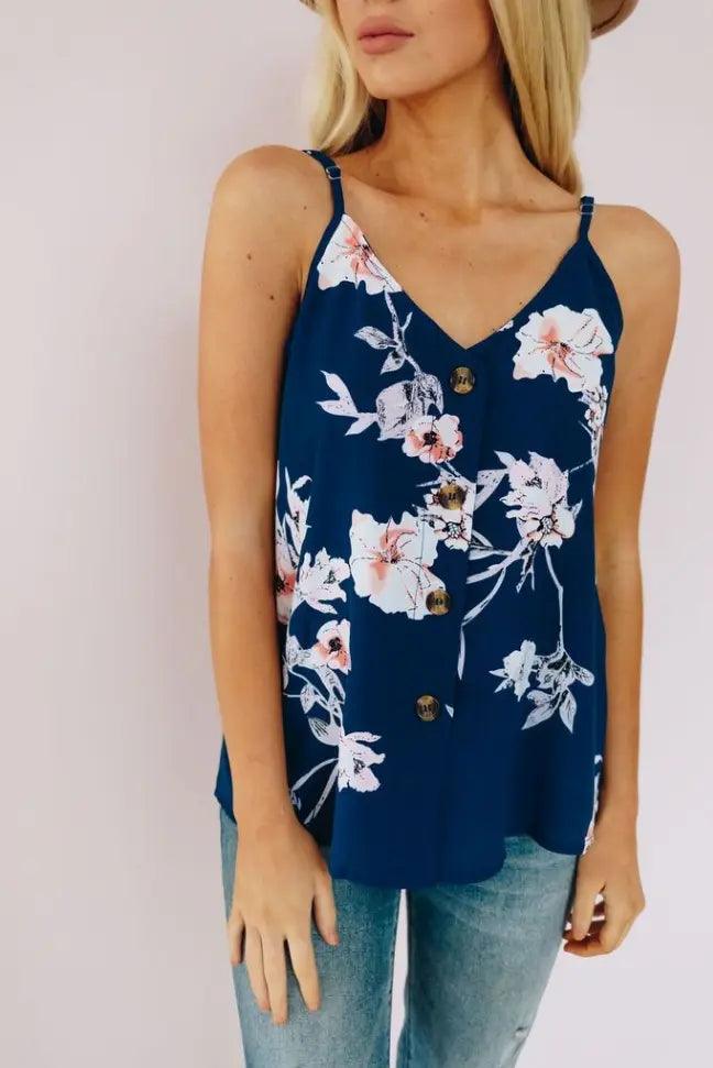 Kiss From A Floral Tank Stay Warm in Style