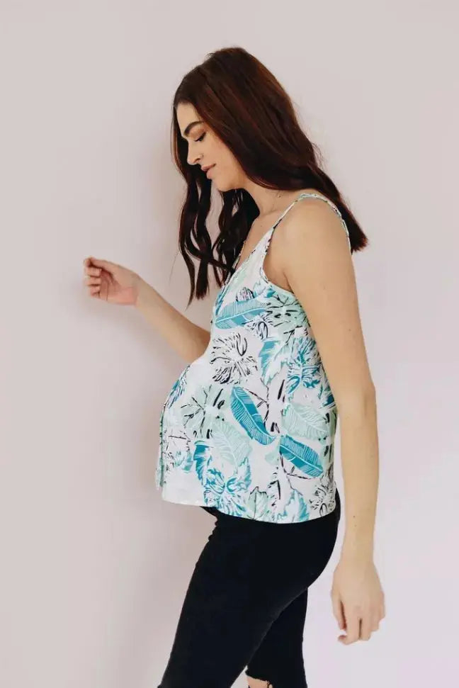Kiss From A Floral Tank Stay Warm in Style