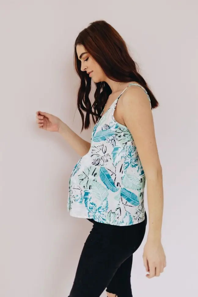 Kiss From A Floral Tank Stay Warm in Style
