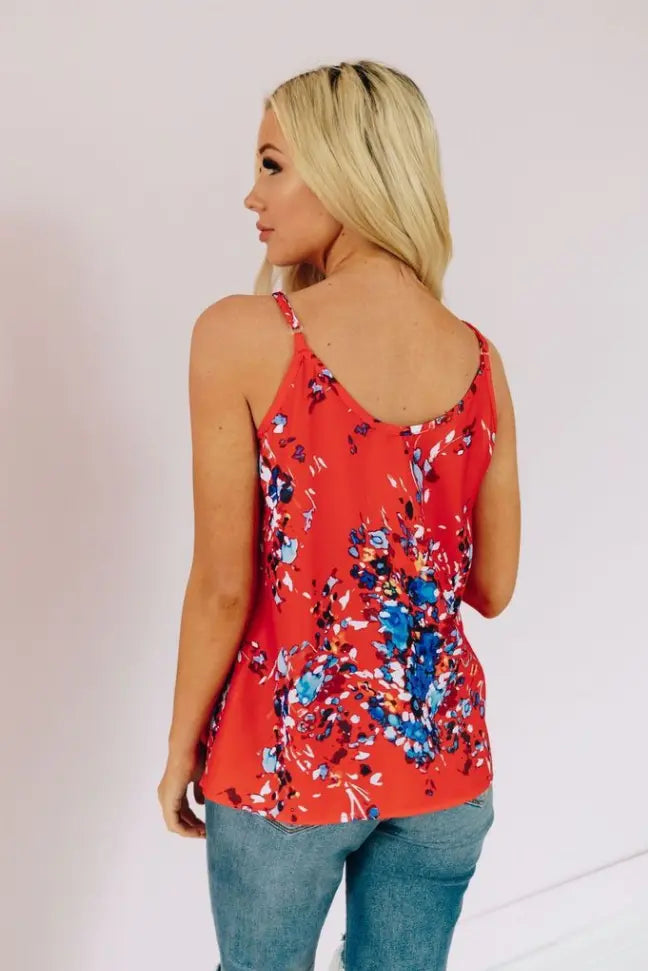 Kiss From A Floral Tank Stay Warm in Style