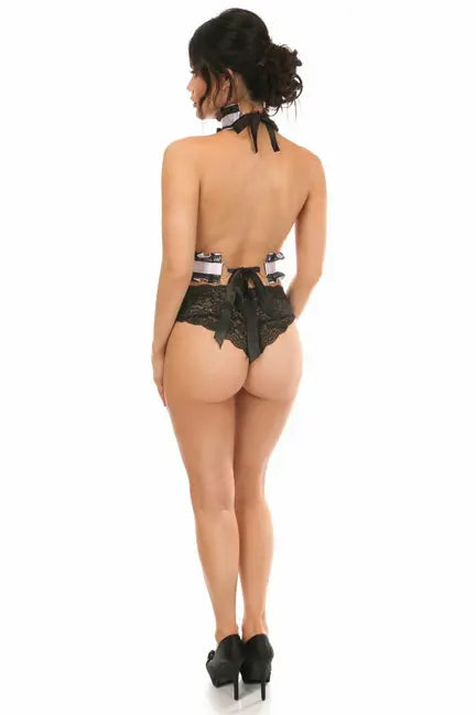 Kitten Collection Lace Double Strap Body Harness Daisy Corsets