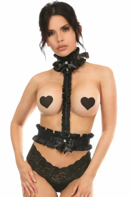 Kitten Collection Lace Single Strap Body Harness Daisy Corsets